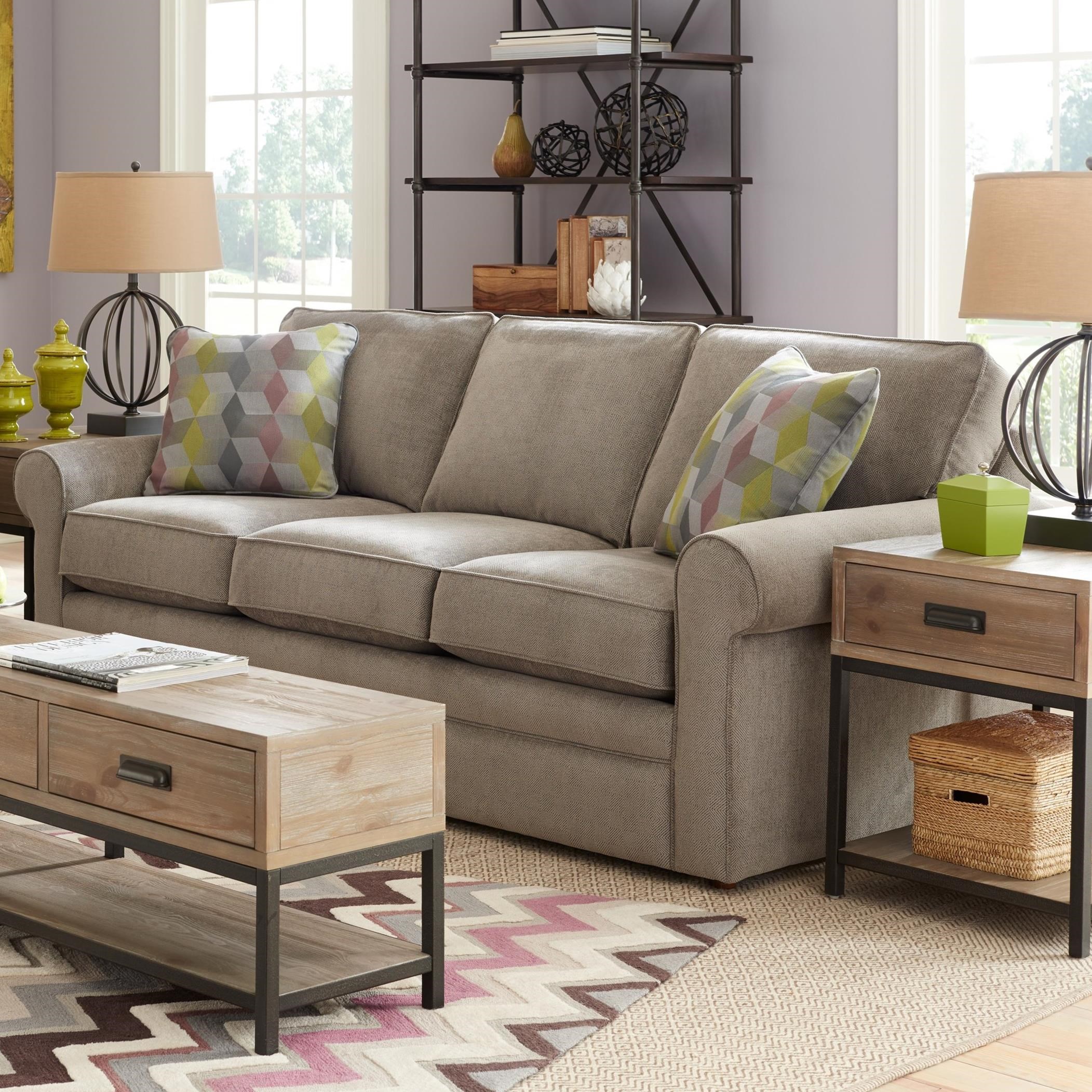 La Z Boy Collins 610494 C124153 Sofa with Rolled Arms Lindy s